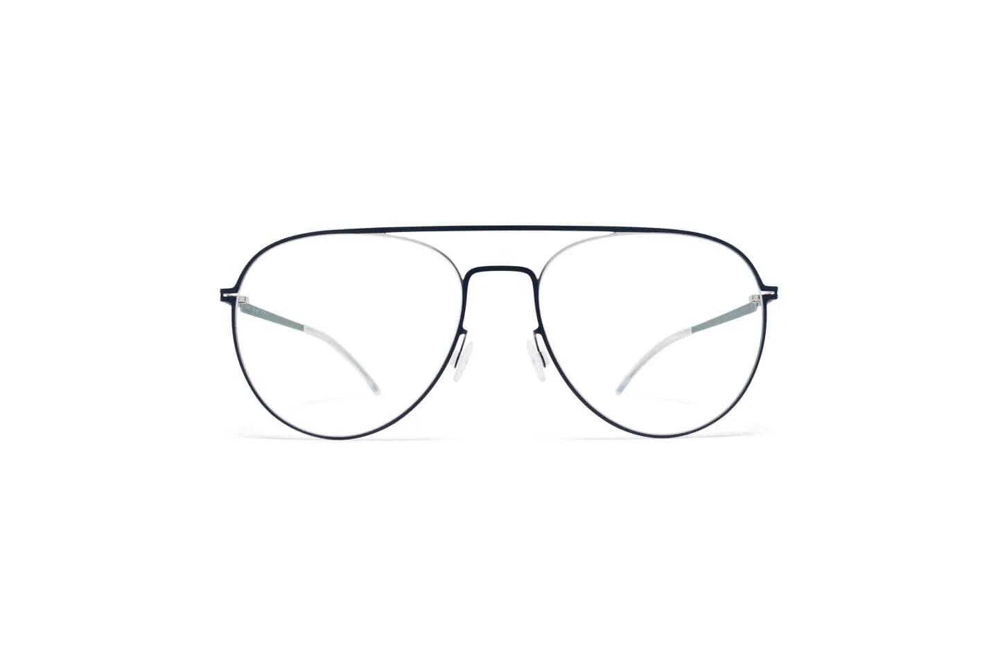 Mykita - Eero: Size, Stainless Steel & Neon Pink Lenses