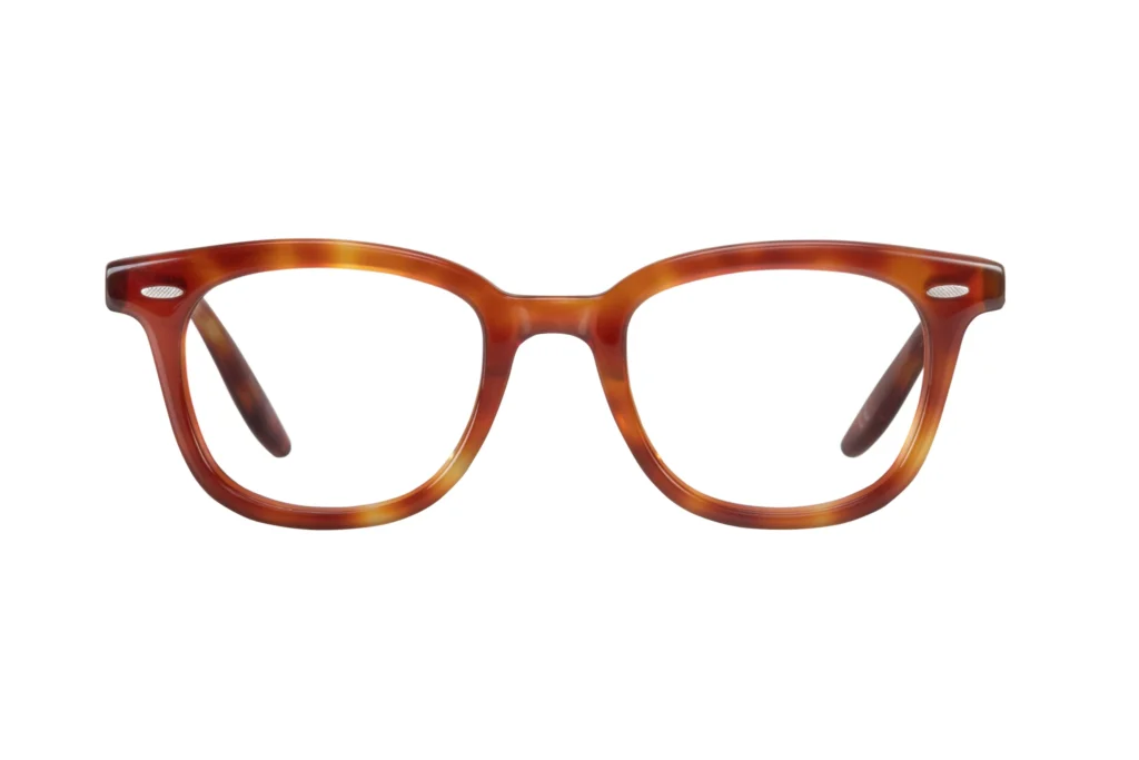 Barton Perreira Cecil 47 optical frame in Havana tortoise, front view