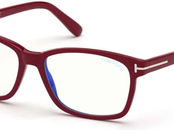 072 - Shiny Transparent Pink/ Blue Block Lenses