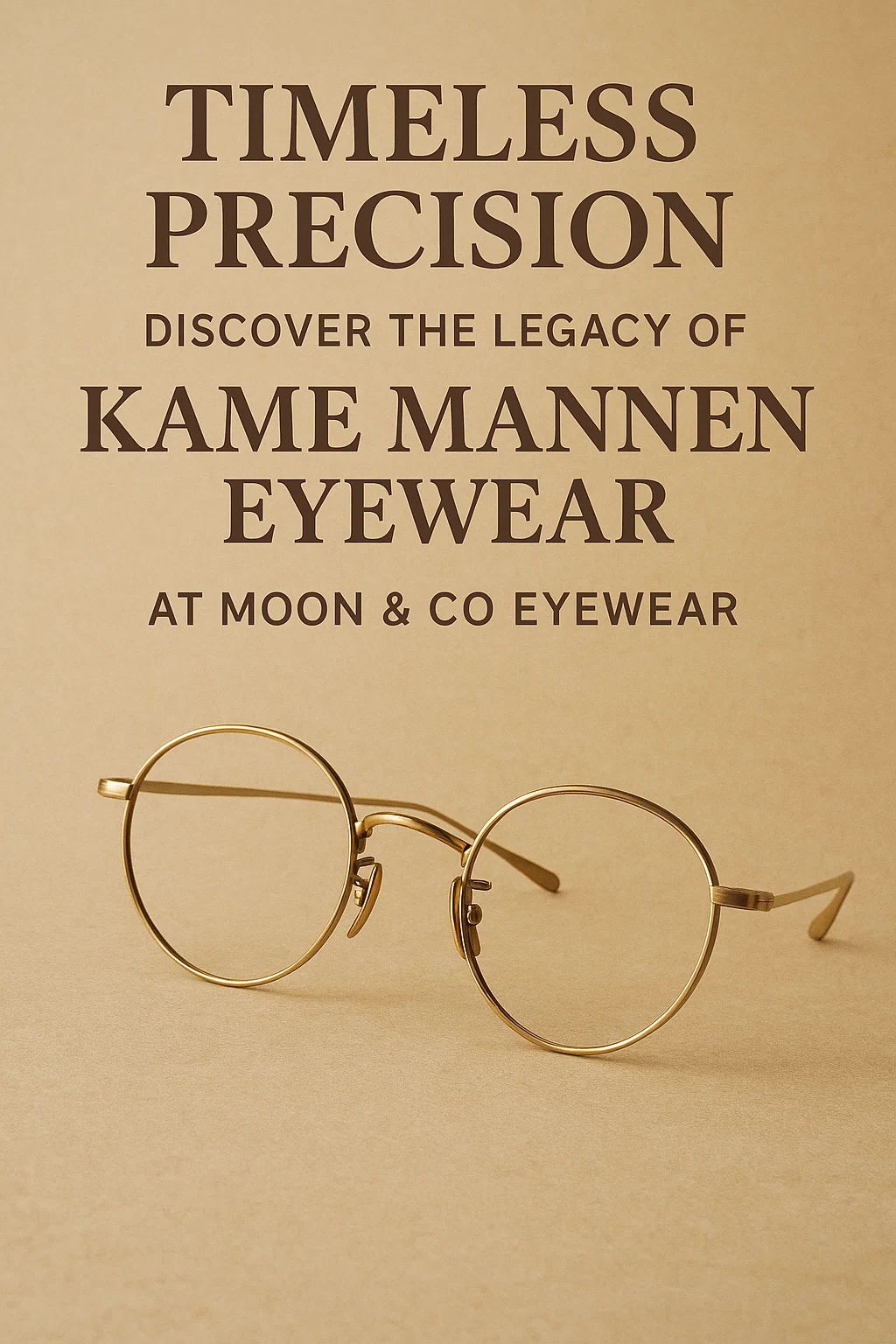 Kame ManNen Eyewear – Timeless Japanese Craftsmanship | Moon & Co Eyewear