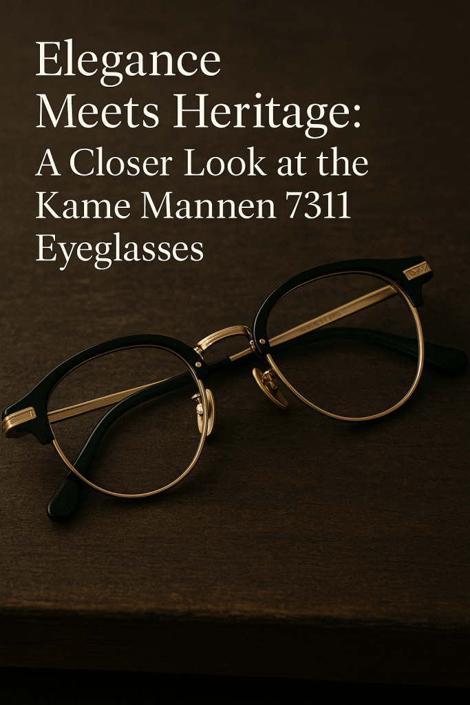 Kame Mannen 7311 Eyeglasses – Minimalist Titanium Frames | Moon & Co Eyewear