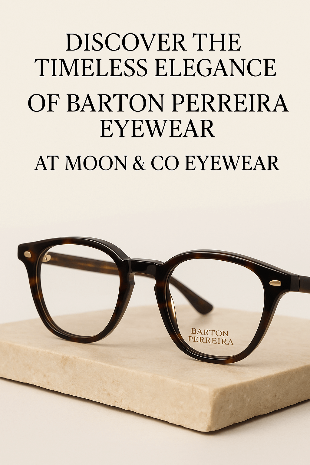 Barton Perreira Eyewear | Luxury Frames at Moon & Co Eyewear
