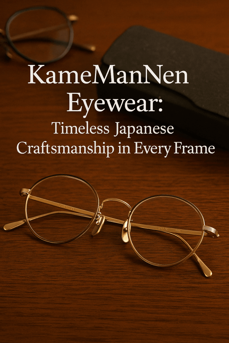 KameManNen Eyewear – Luxury Japanese Titanium Glasses | Moon & Co Eyewear