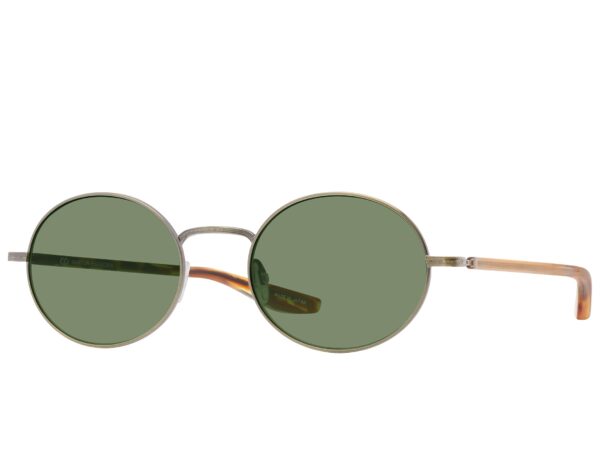 Barton Perreira Anamcara in Antique Gold / Crystal / Classic Tortoise / Bottle Green, angled view
