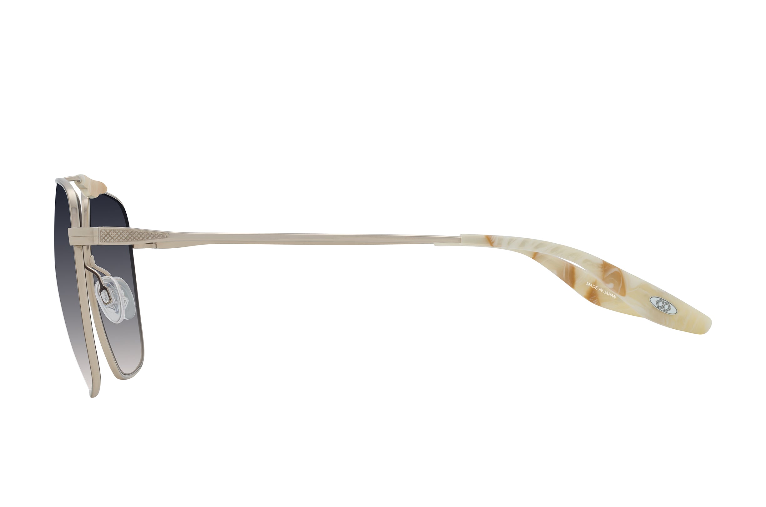 Barton Perreira Bhanot Platinum / Tusk / Basalt profile Barton Perreira Bhanot in Platinum / Tusk / Basalt, side view