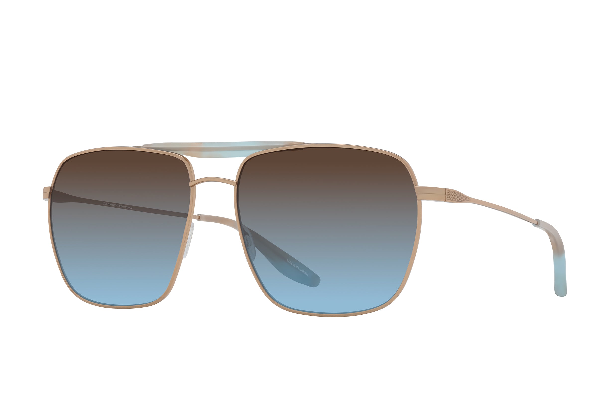 Barton Perreira Bhanot Rose Gold / Oasis / Solara side Barton Perreira Bhanot in Rose Gold / Oasis / Solara, angled view