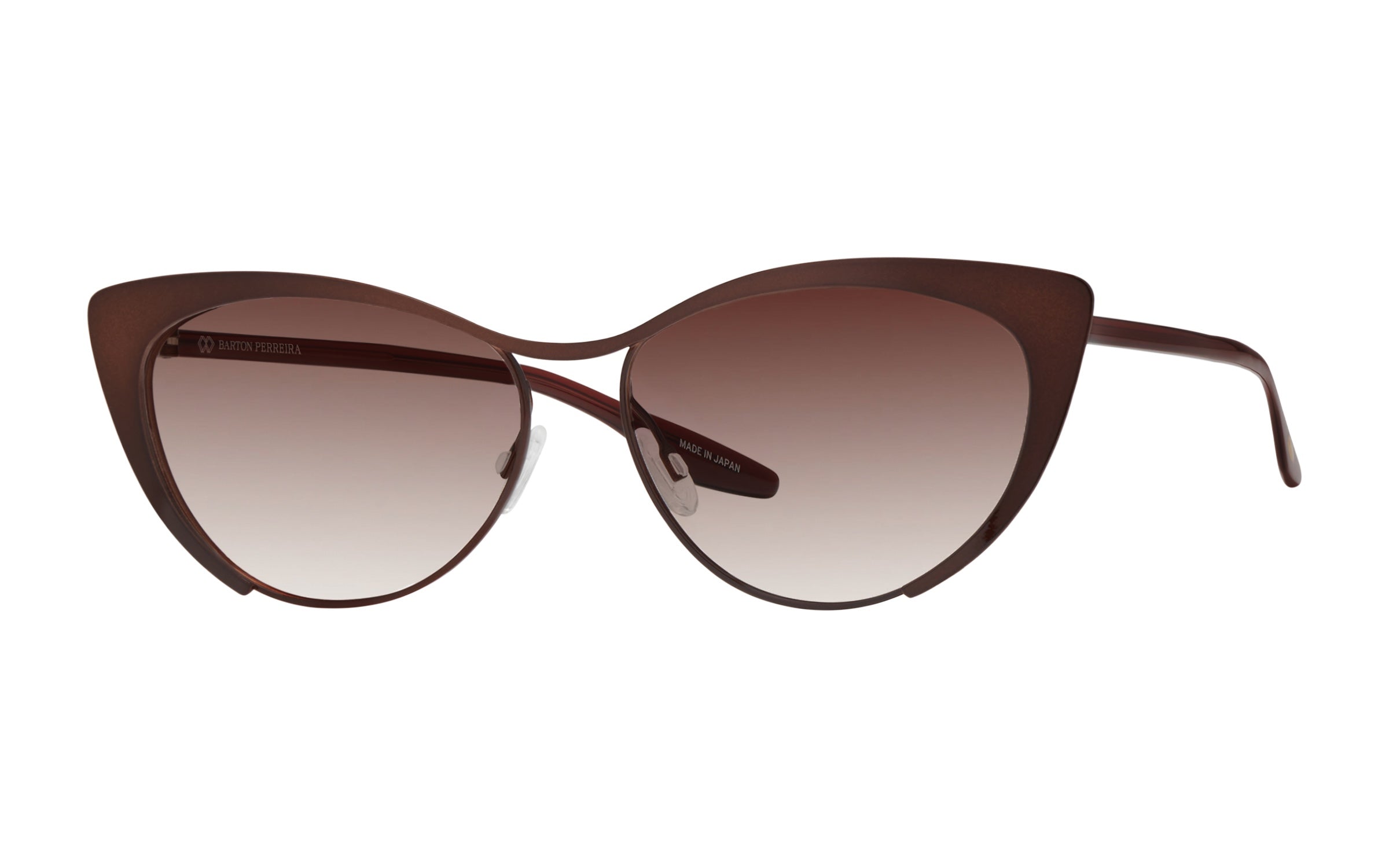 Barton Perreira Cheeky Sun Sable / Sienna Brown / Smokey Topaz side Barton Perreira Cheeky Sun in Sable / Sienna Brown / Smokey Topaz, angled view