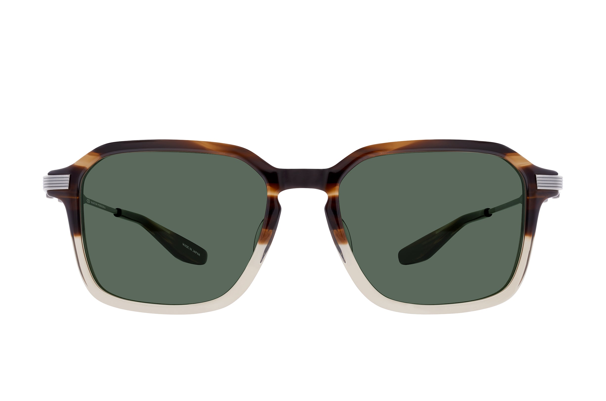 Barton Perreira Delon Hickory Gradient / Pewter / Green Smoke front Barton Perreira Delon in Hickory Gradient / Pewter / Green Smoke, front view