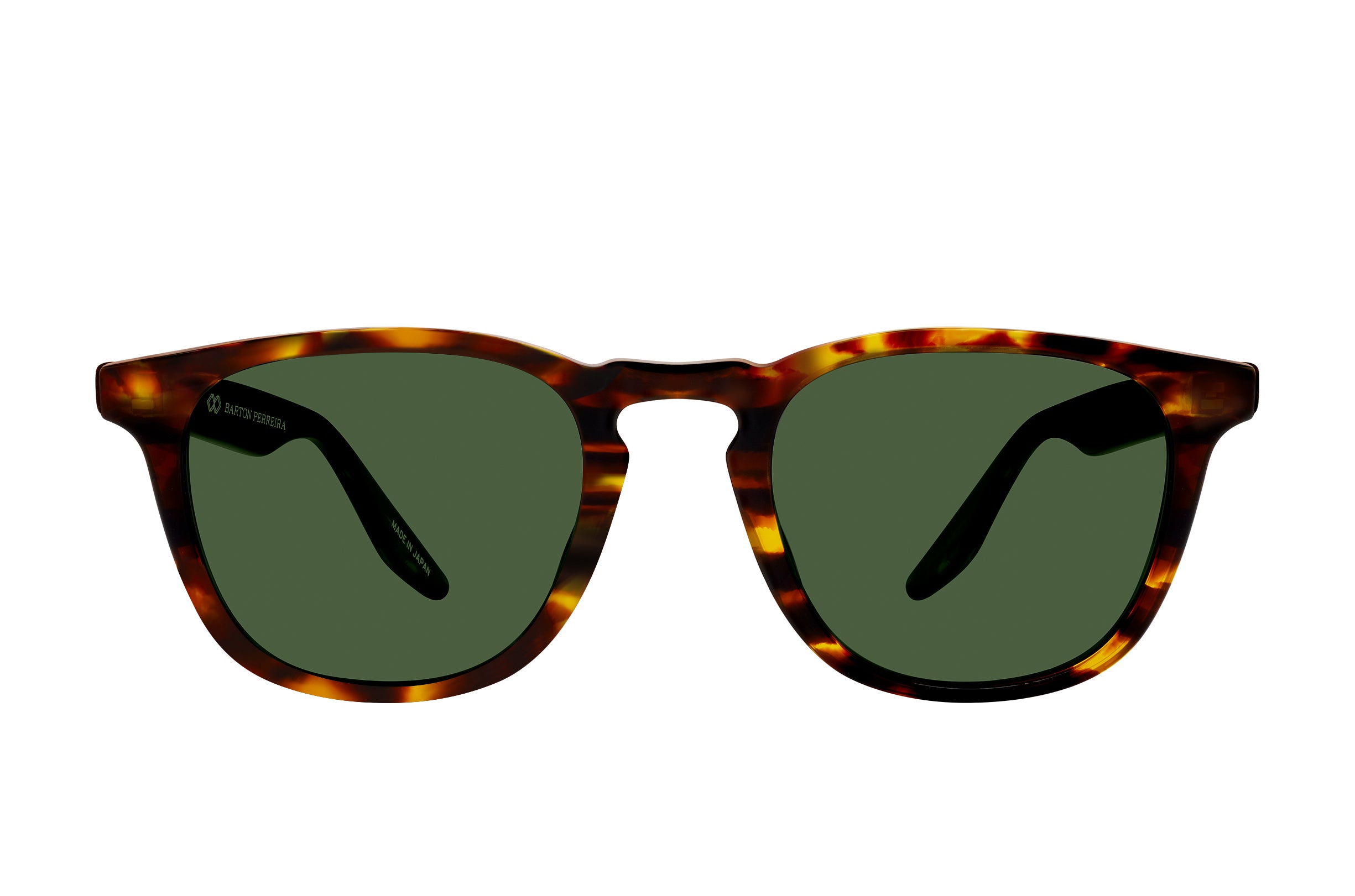Barton Perreira Dino Classic Tortoise / Viridian front Barton Perreira Dino in Classic Tortoise / Viridian, front view