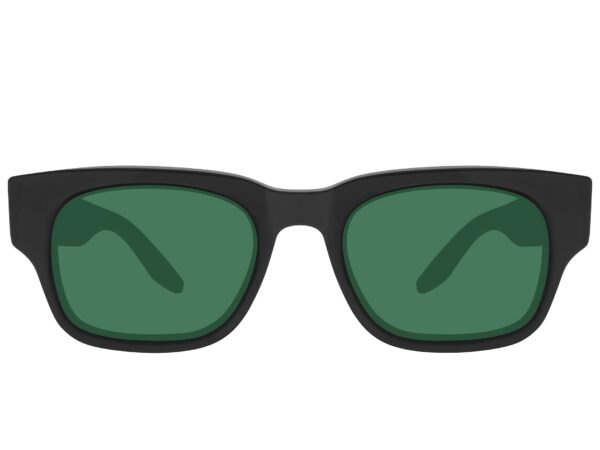 Barton Perreira Dondi in Black / Bottle Green, front view