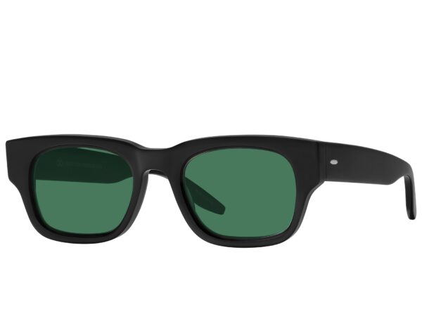 Barton Perreira Dondi in Black / Bottle Green, angled view