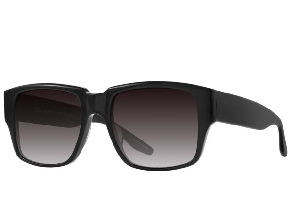 Barton Perreira Duke in Black / Smolder, angled view