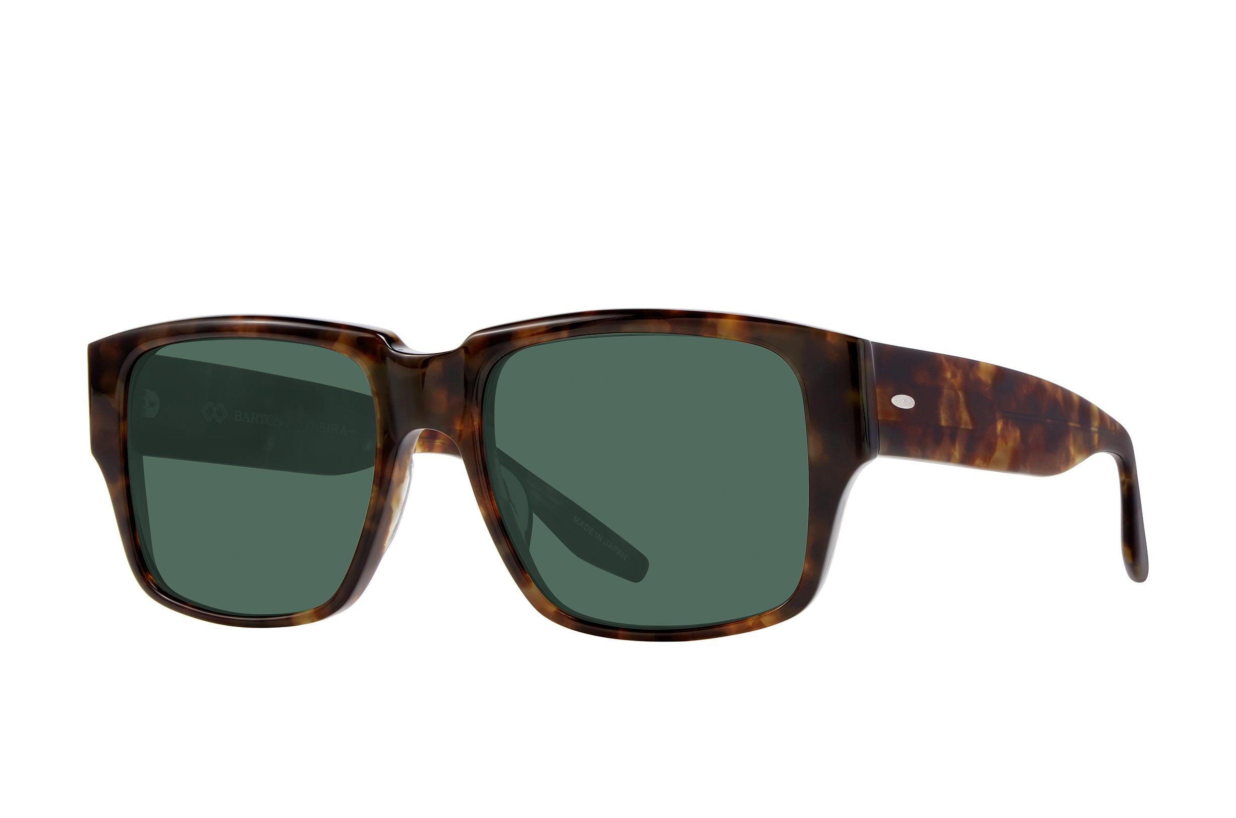 Barton Perreira Duke Chestnut / Green Smoke side Barton Perreira Duke in Chestnut / Green Smoke, angled view