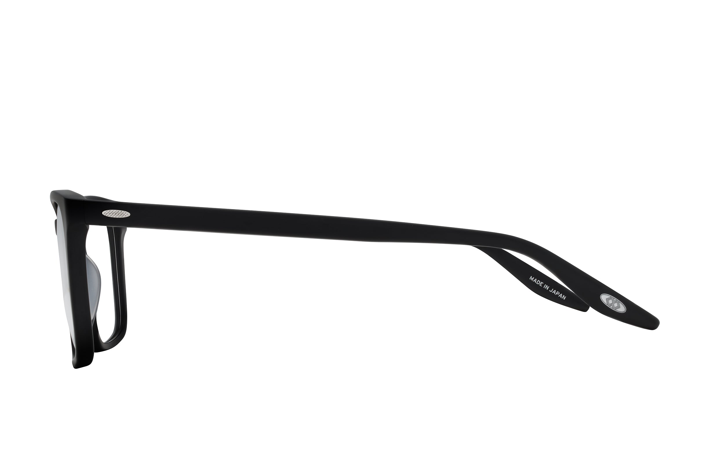 Barton Perreira Eiger (57) Matte Black profile Barton Perreira Eiger (57) in Matte Black, side view