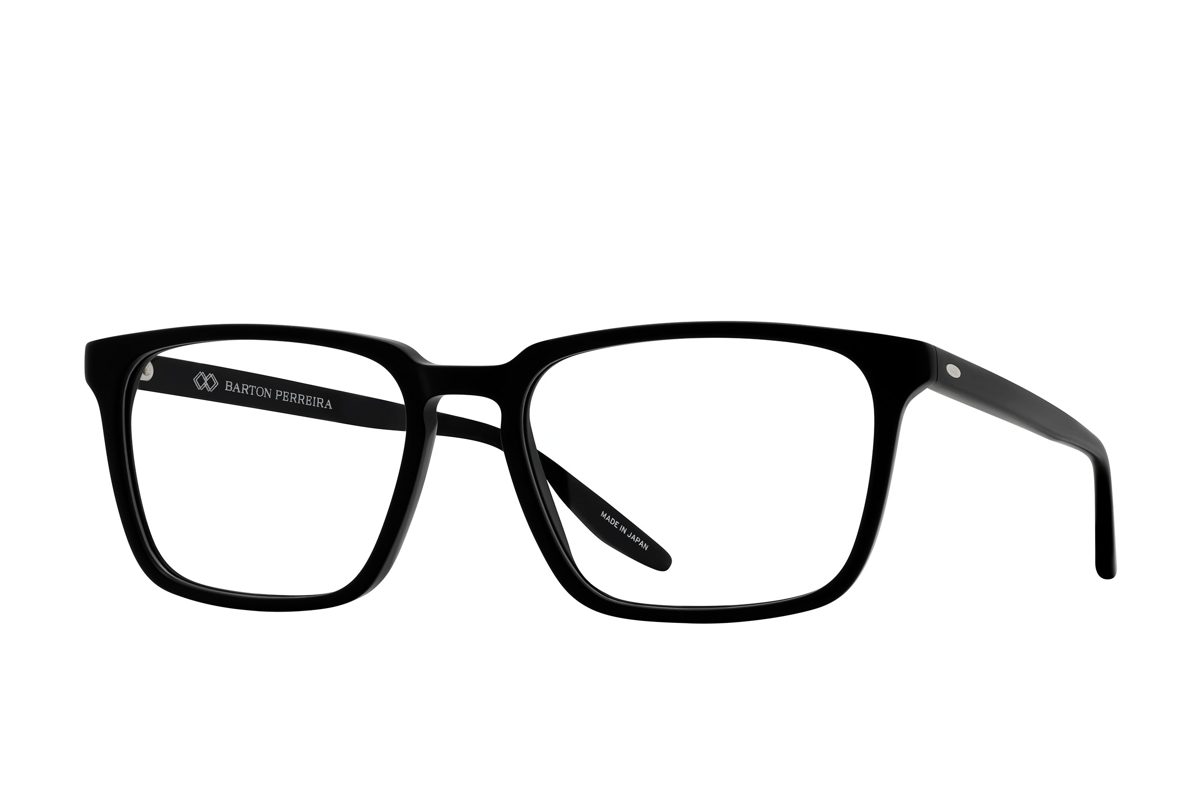 Barton Perreira Eiger (57) Matte Black side Barton Perreira Eiger (57) in Matte Black, angled view