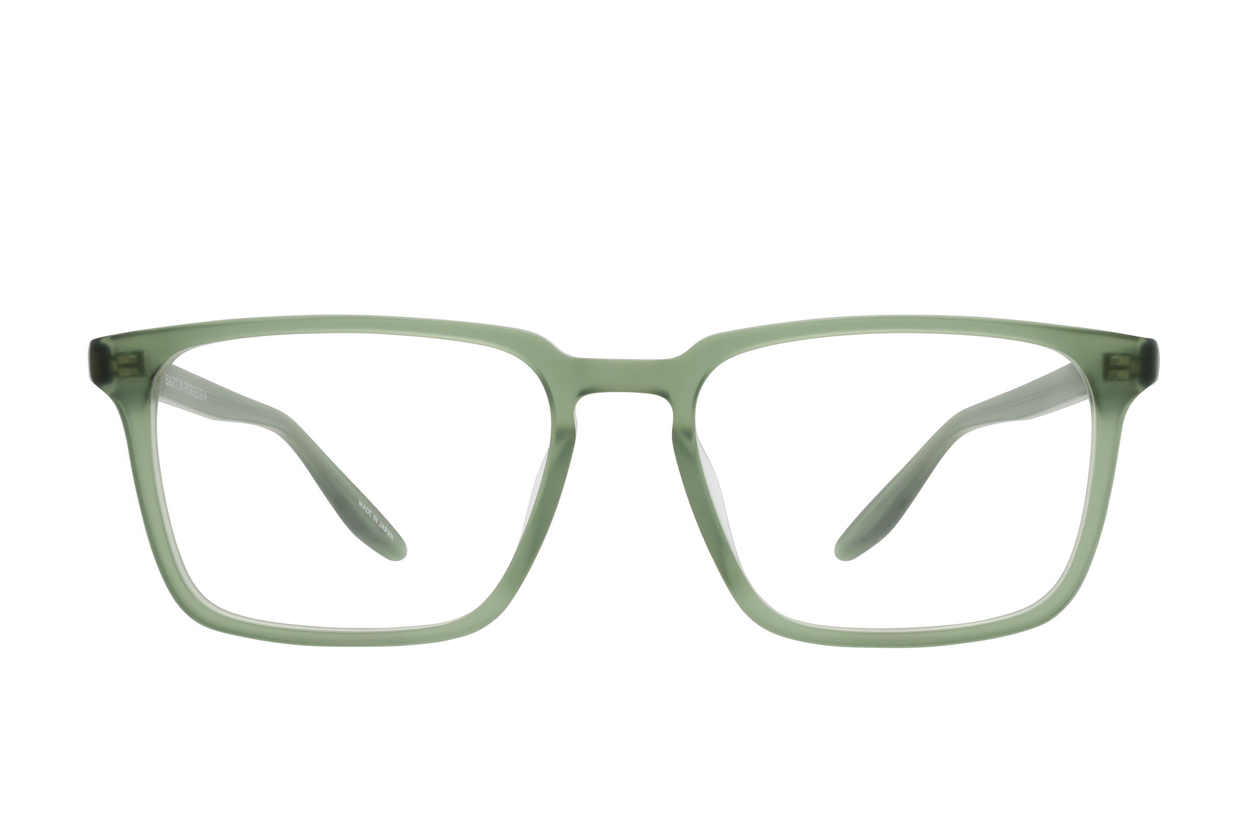 Barton Perreira Eiger (57) Matte Olive Green front Barton Perreira Eiger (57) in Matte Olive Green, front view