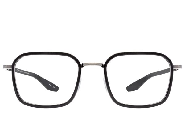 Barton Perreira Euclid in Black / Clear / Black / Pewter, front view