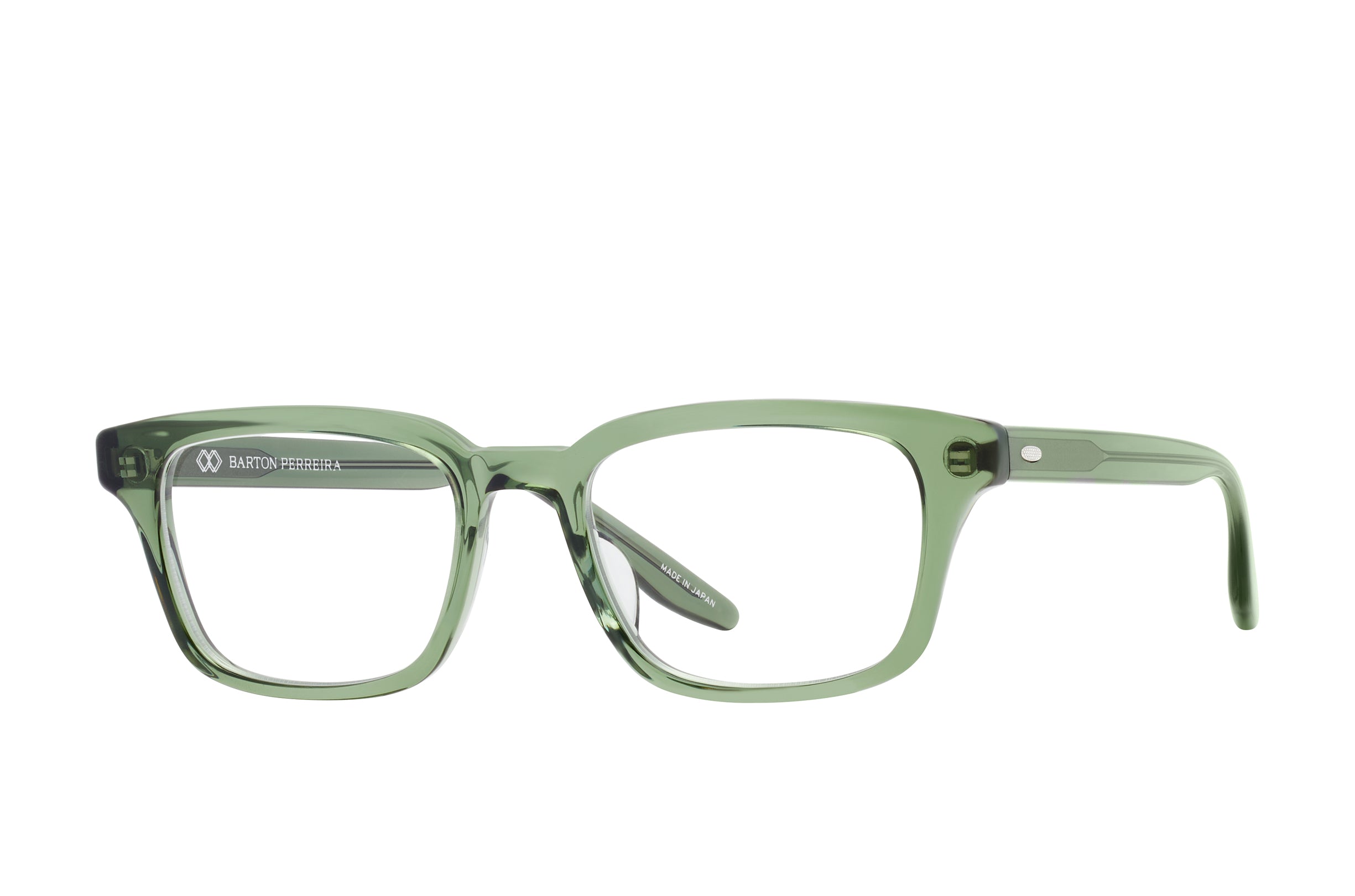 Barton Perreira Gadson Olive Green side Barton Perreira Gadson in Olive Green, angled view