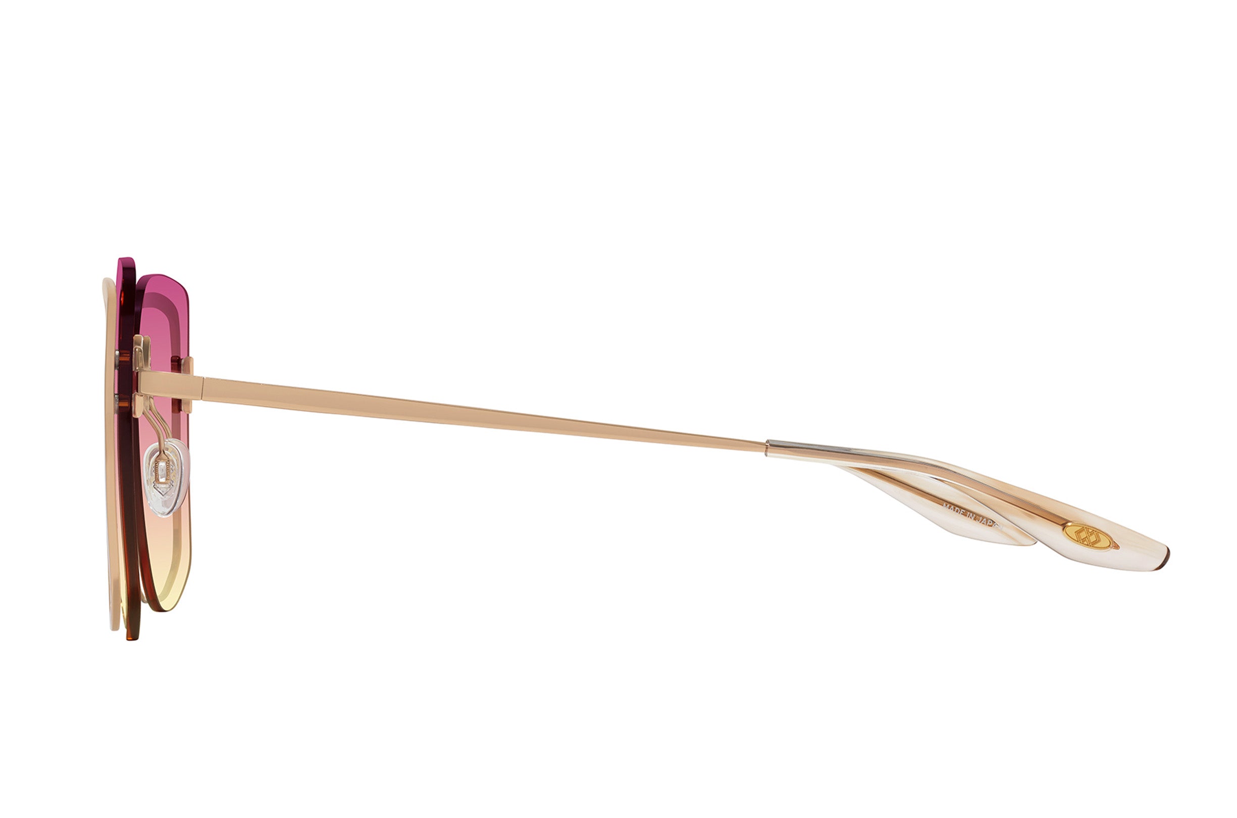 Barton Perreira Halima Gold / Sun Kissed Gradient profile Barton Perreira Halima in Gold / Sun Kissed Gradient, side view