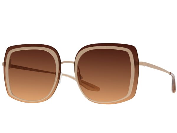 Barton Perreira Halima in Matte Gold / Mahogony Gradient, angled view