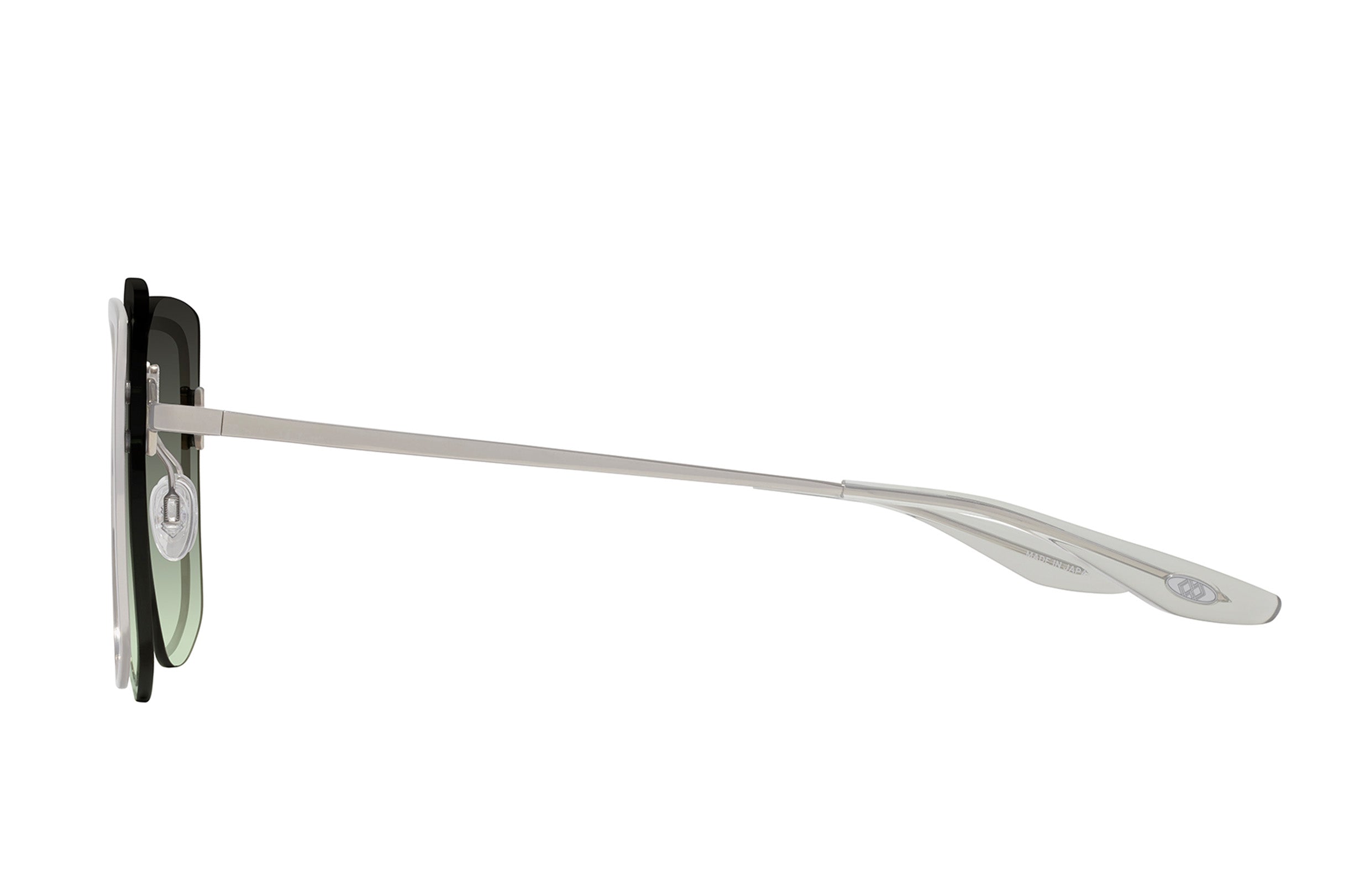 Barton Perreira Halima Platinum / Laurel Gradient profile Barton Perreira Halima in Platinum / Laurel Gradient, side view