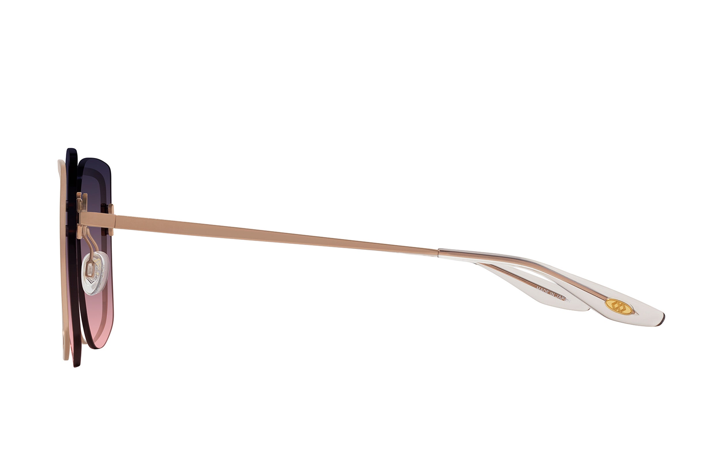 Barton Perreira Halima Rose Gold / Dusk Sunset Gradient profile Barton Perreira Halima in Rose Gold / Dusk Sunset Gradient, side view