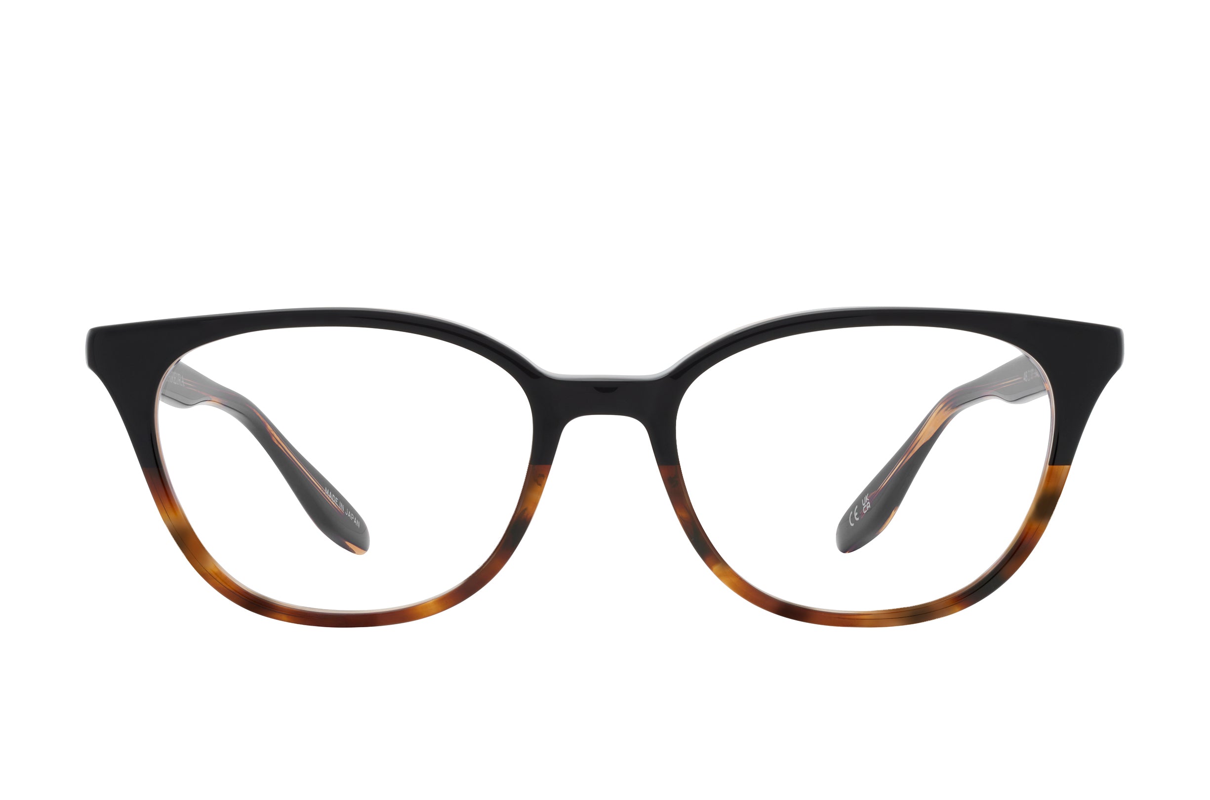 Barton Perreira Irena Raven Tortoise Gradient front Barton Perreira Irena in Raven Tortoise Gradient, front view