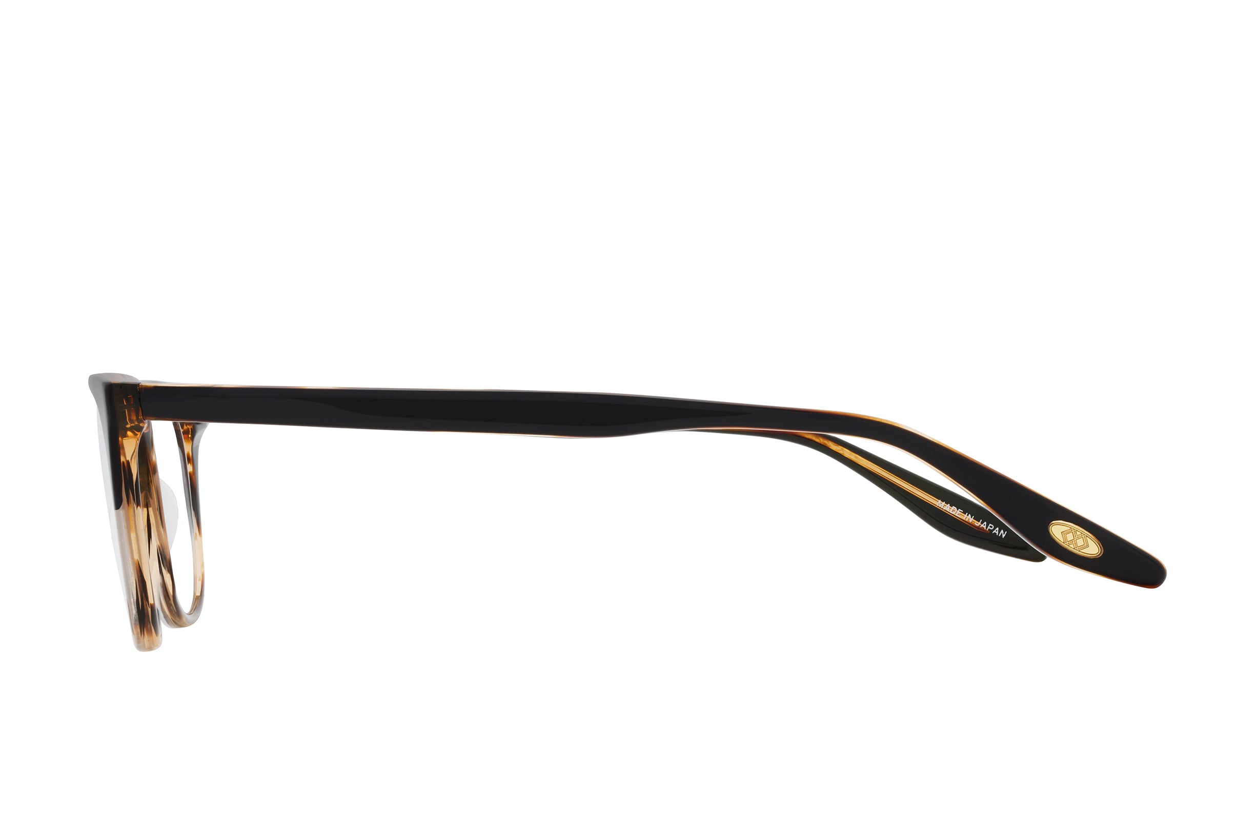 Barton Perreira Irena Raven Tortoise Gradient profile Barton Perreira Irena in Raven Tortoise Gradient, side view