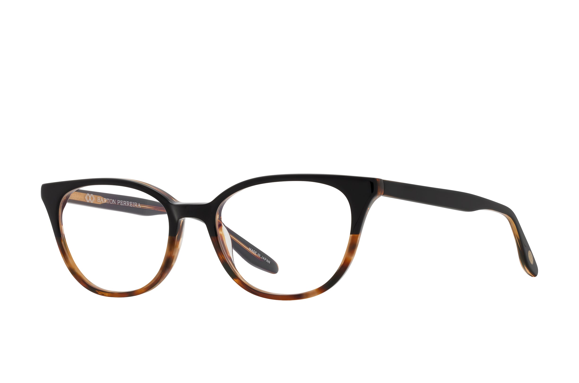 Barton Perreira Irena Raven Tortoise Gradient side Barton Perreira Irena in Raven Tortoise Gradient, angled view