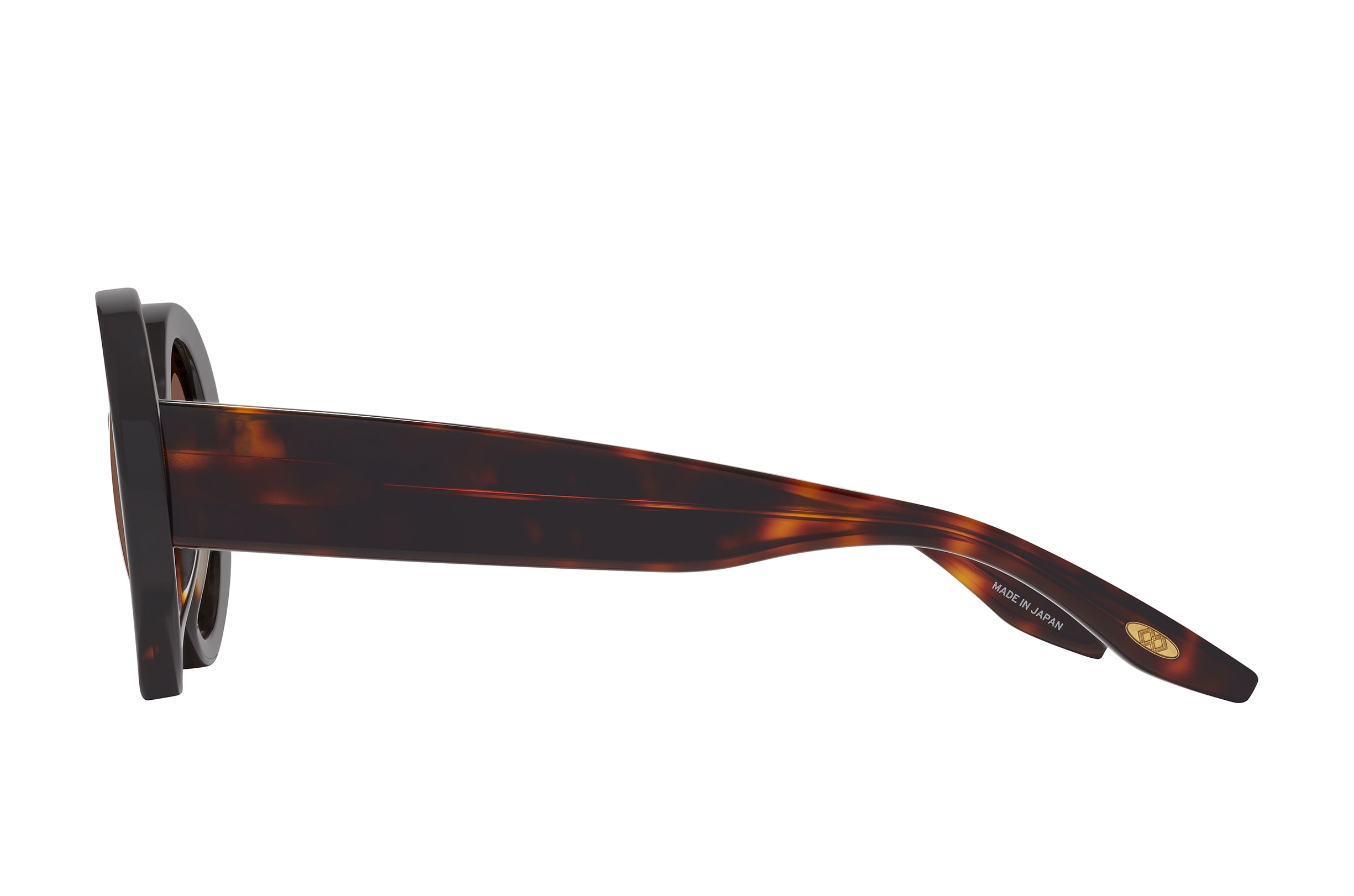 Barton Perreira Lamarr Acacia Tortoise / Espresso profile Barton Perreira Lamarr in Acacia Tortoise / Espresso, side view