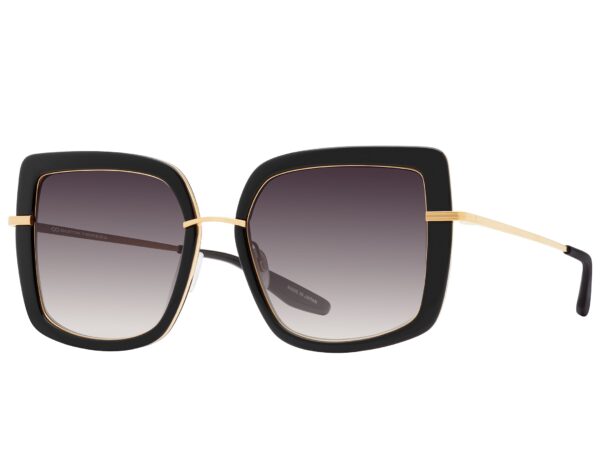 Barton Perreira Margret in Black / Gold / Smolder, angled view