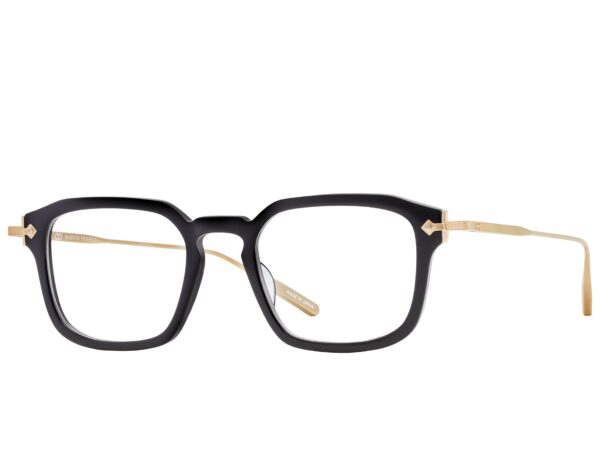 Barton Perreira Nolan Optical in Black / Gold, angled view