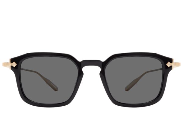 Barton Perreira Nolan Sun in Black / Gold / Noir, front view