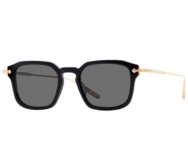 Barton Perreira Nolan Sun in Black / Gold / Noir, angled view