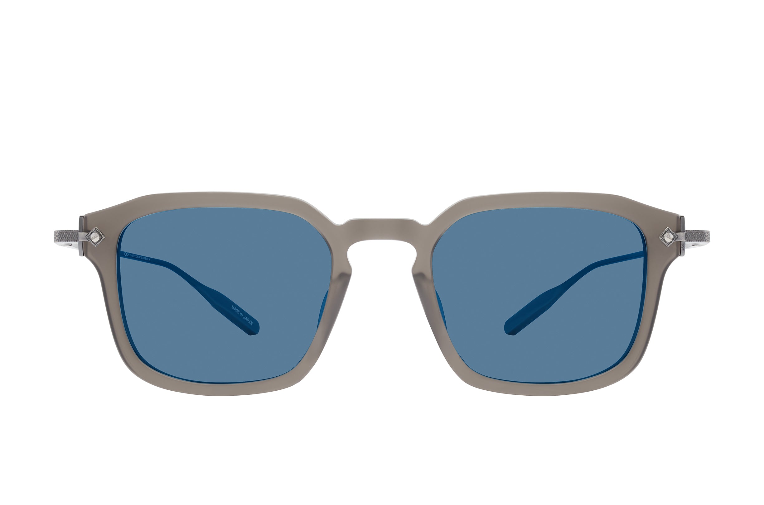 Barton Perreira Nolan Sun Matte Dusk / Pewter / Marine front Barton Perreira Nolan Sun in Matte Dusk / Pewter / Marine, front view