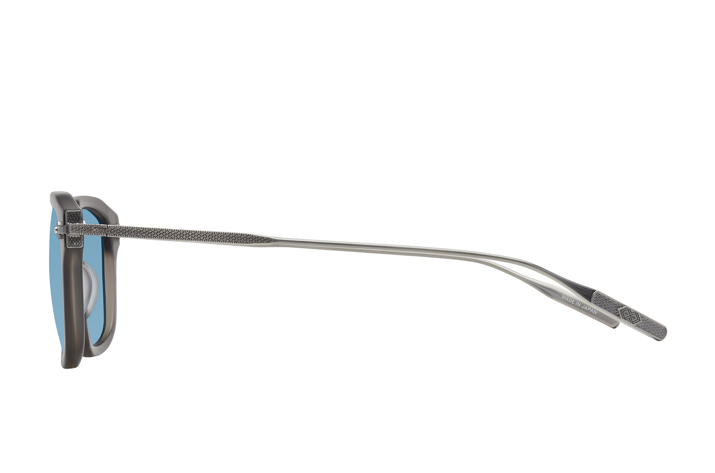 Barton Perreira Nolan Sun Matte Dusk / Pewter / Marine profile Barton Perreira Nolan Sun in Matte Dusk / Pewter / Marine, side view