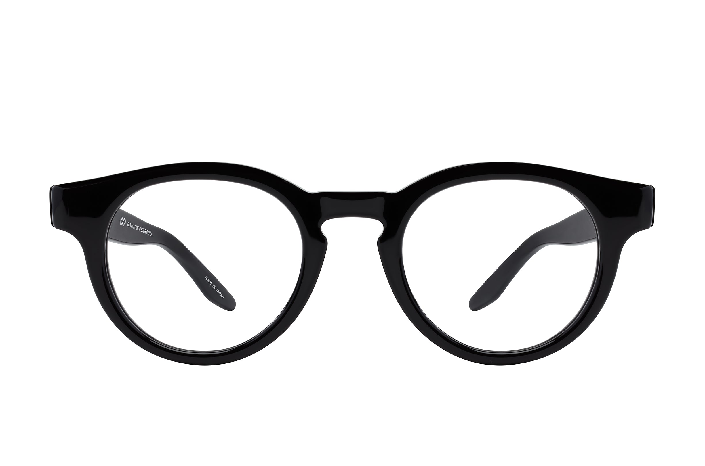 Barton Perreira Oxford Optical Black front Barton Perreira Oxford Optical in Black, front view