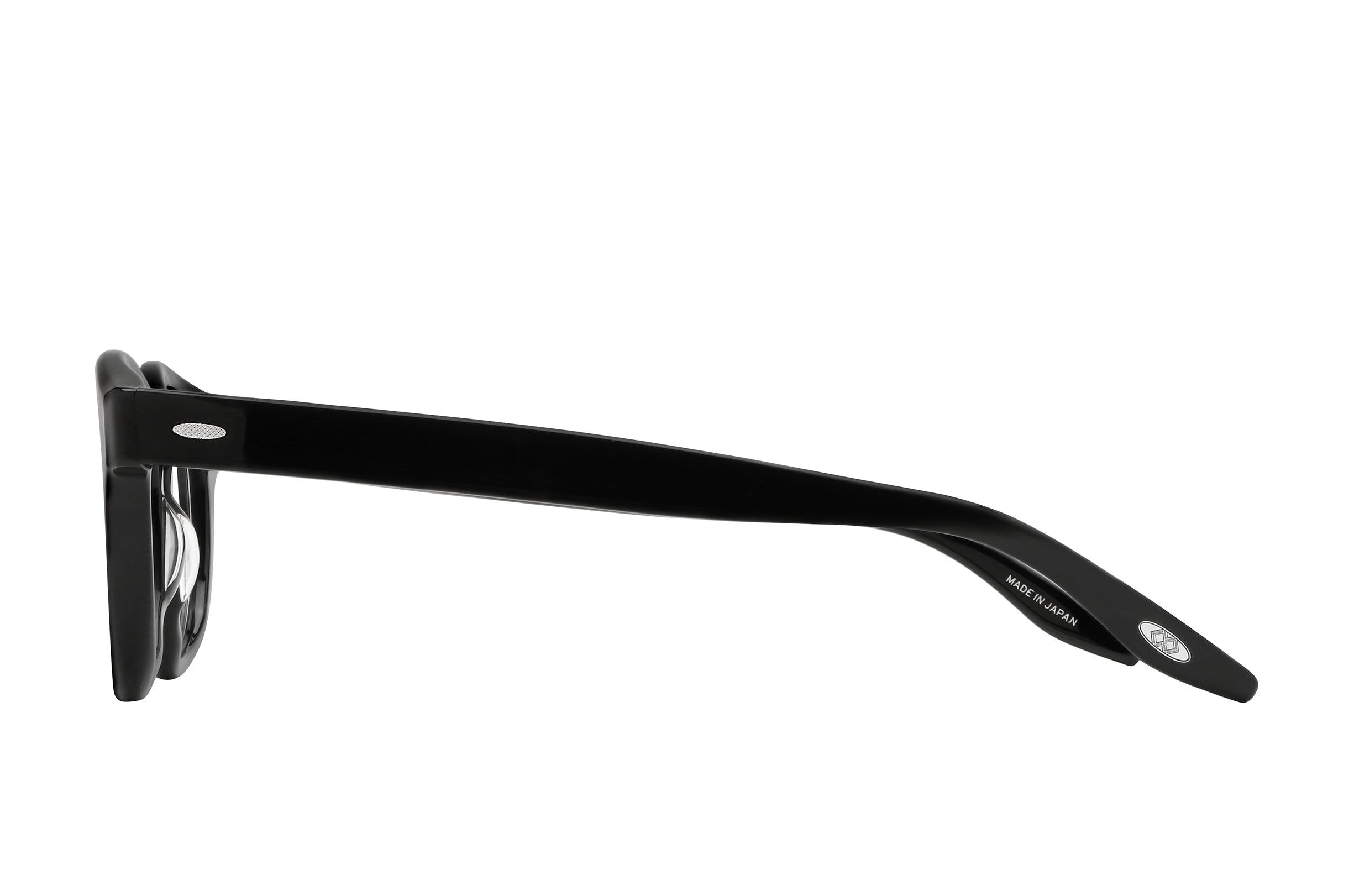 Barton Perreira Oxford Optical Black profile Barton Perreira Oxford Optical in Black, side view