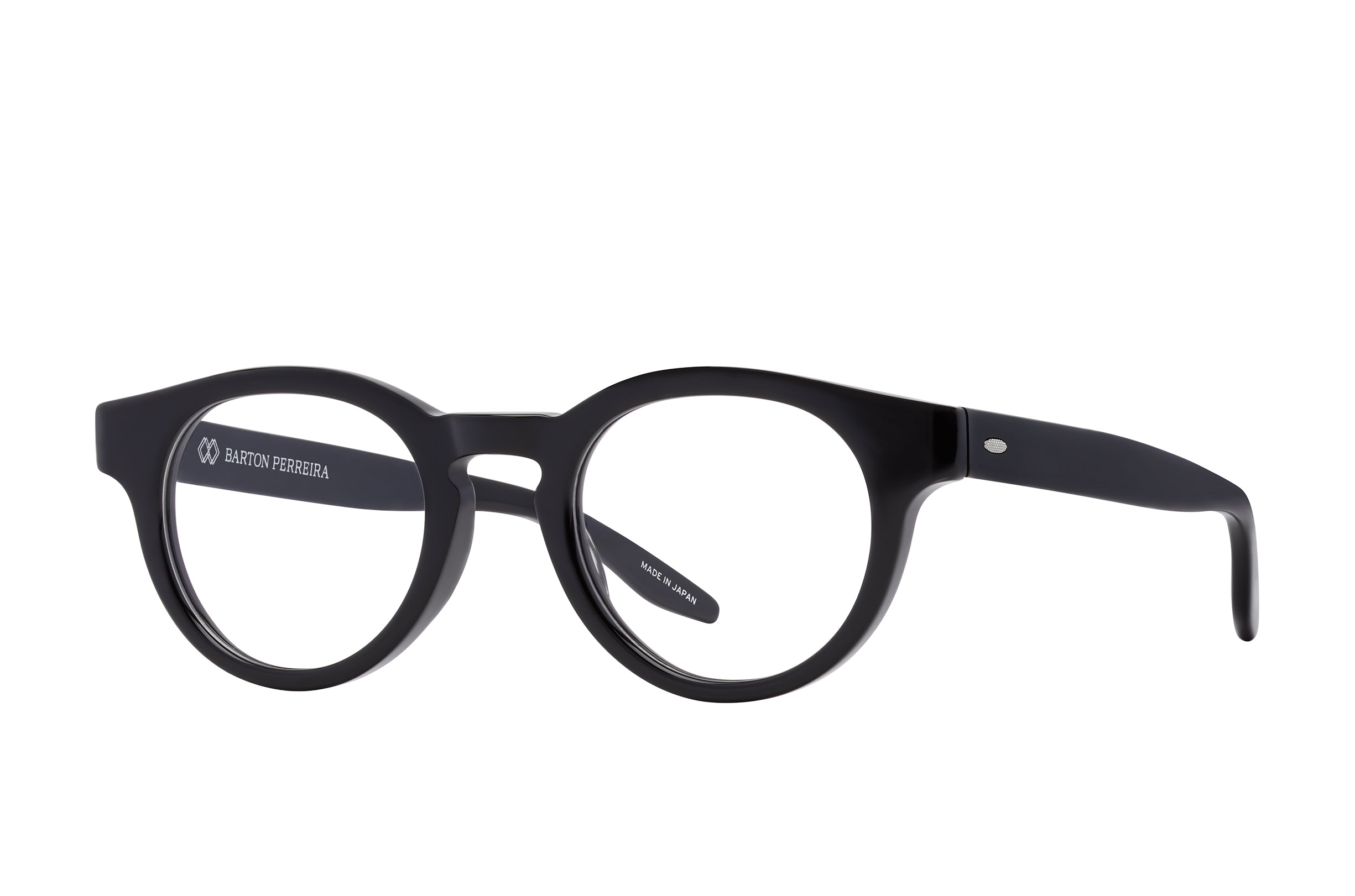 Barton Perreira Oxford Optical Black side Barton Perreira Oxford Optical in Black, angled view