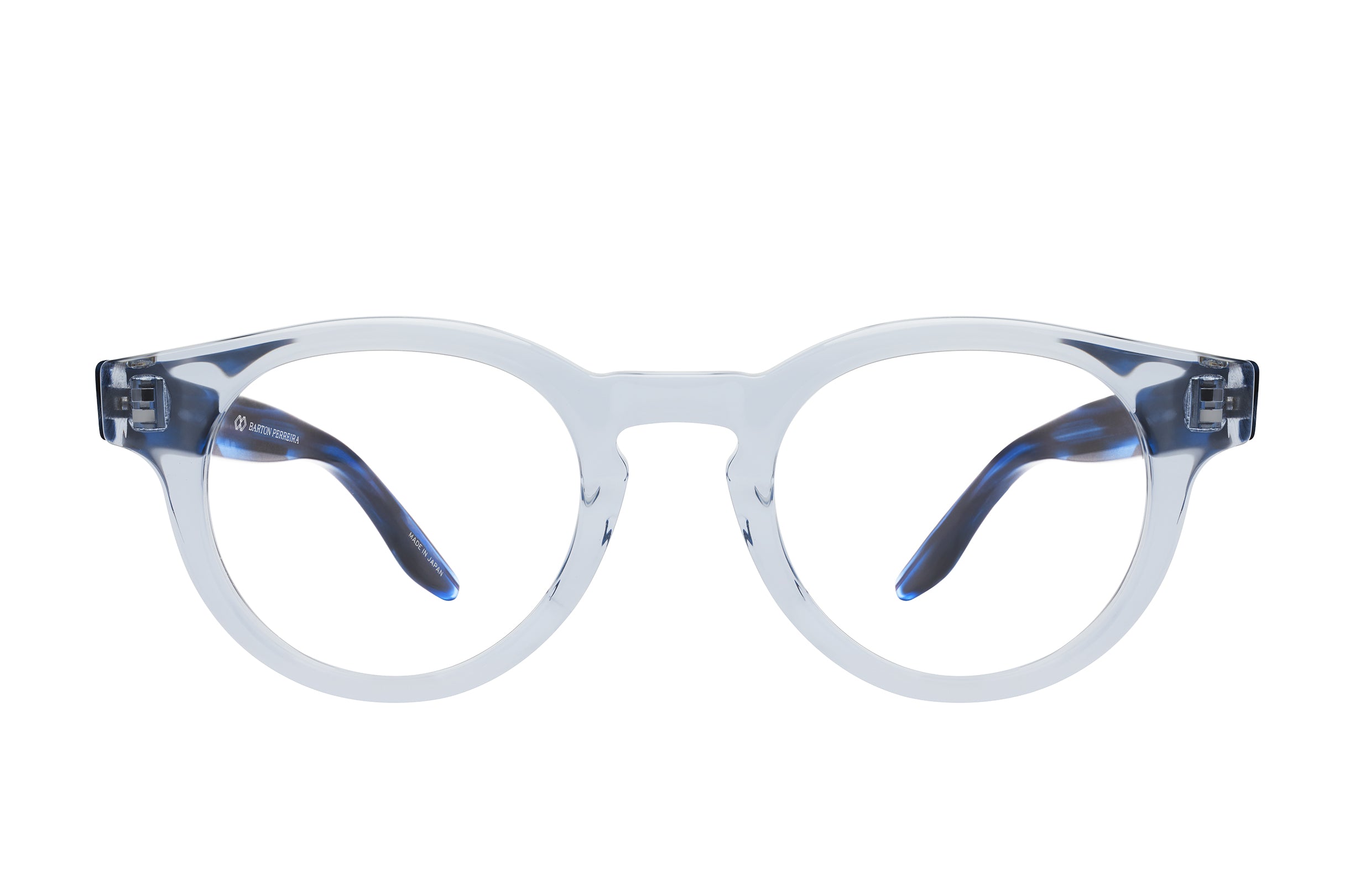 Barton Perreira Oxford Optical Blue Smoke / Matte Midnight front Barton Perreira Oxford Optical in Blue Smoke / Matte Midnight, front view
