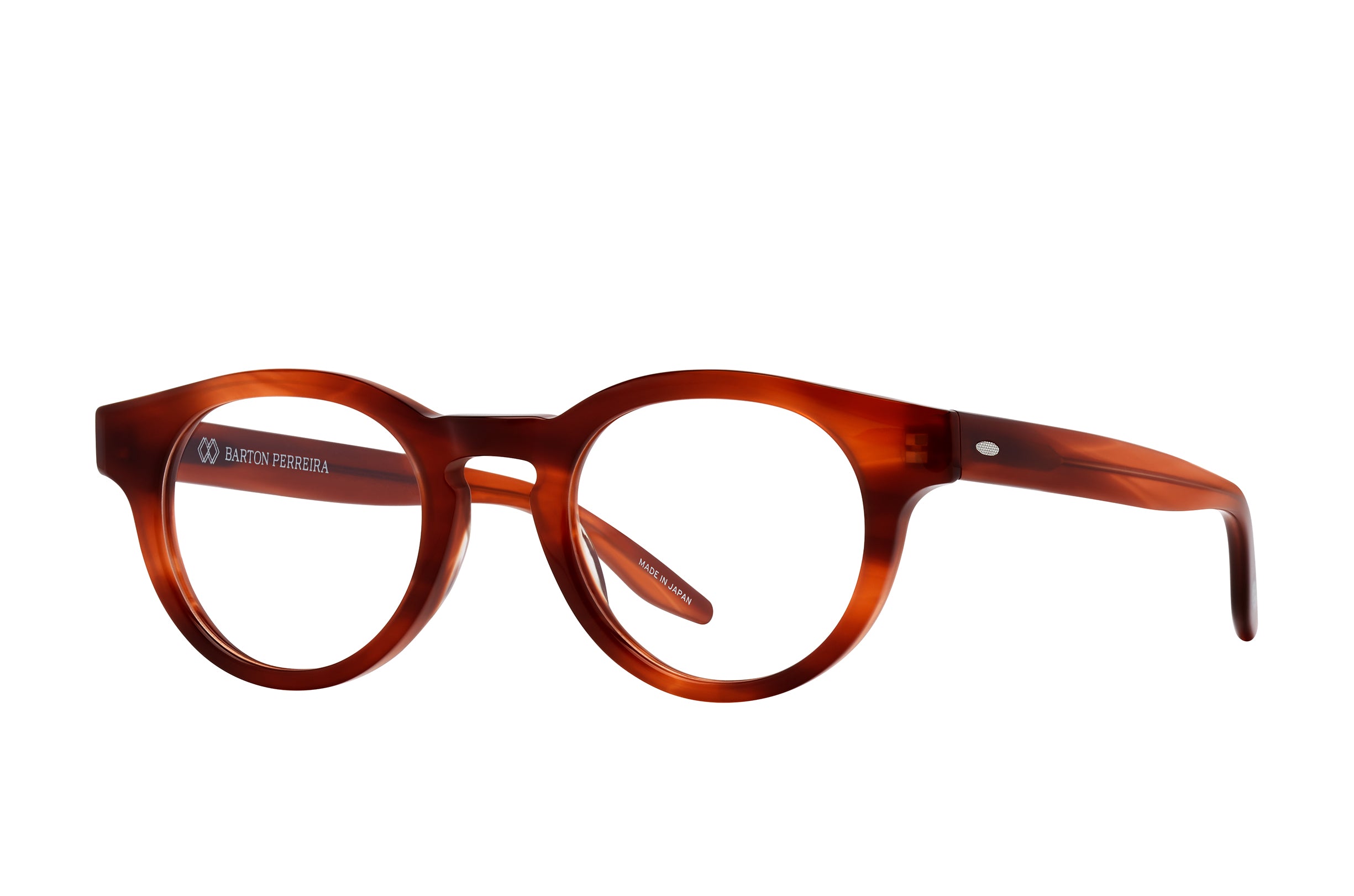 Barton Perreira Oxford Optical Brazen Tortoise side Barton Perreira Oxford Optical in Brazen Tortoise, angled view