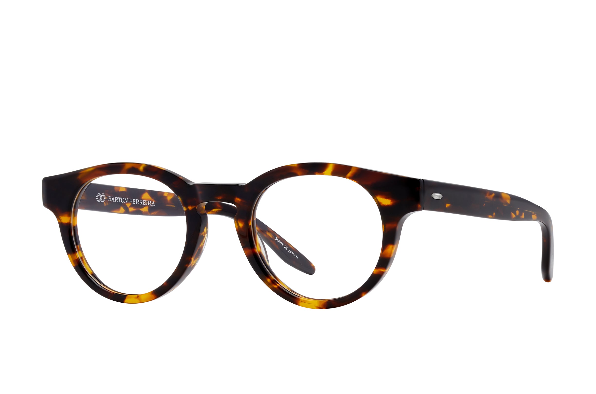 Barton Perreira Oxford Optical Classic Tortoise side Barton Perreira Oxford Optical in Classic Tortoise, angled view