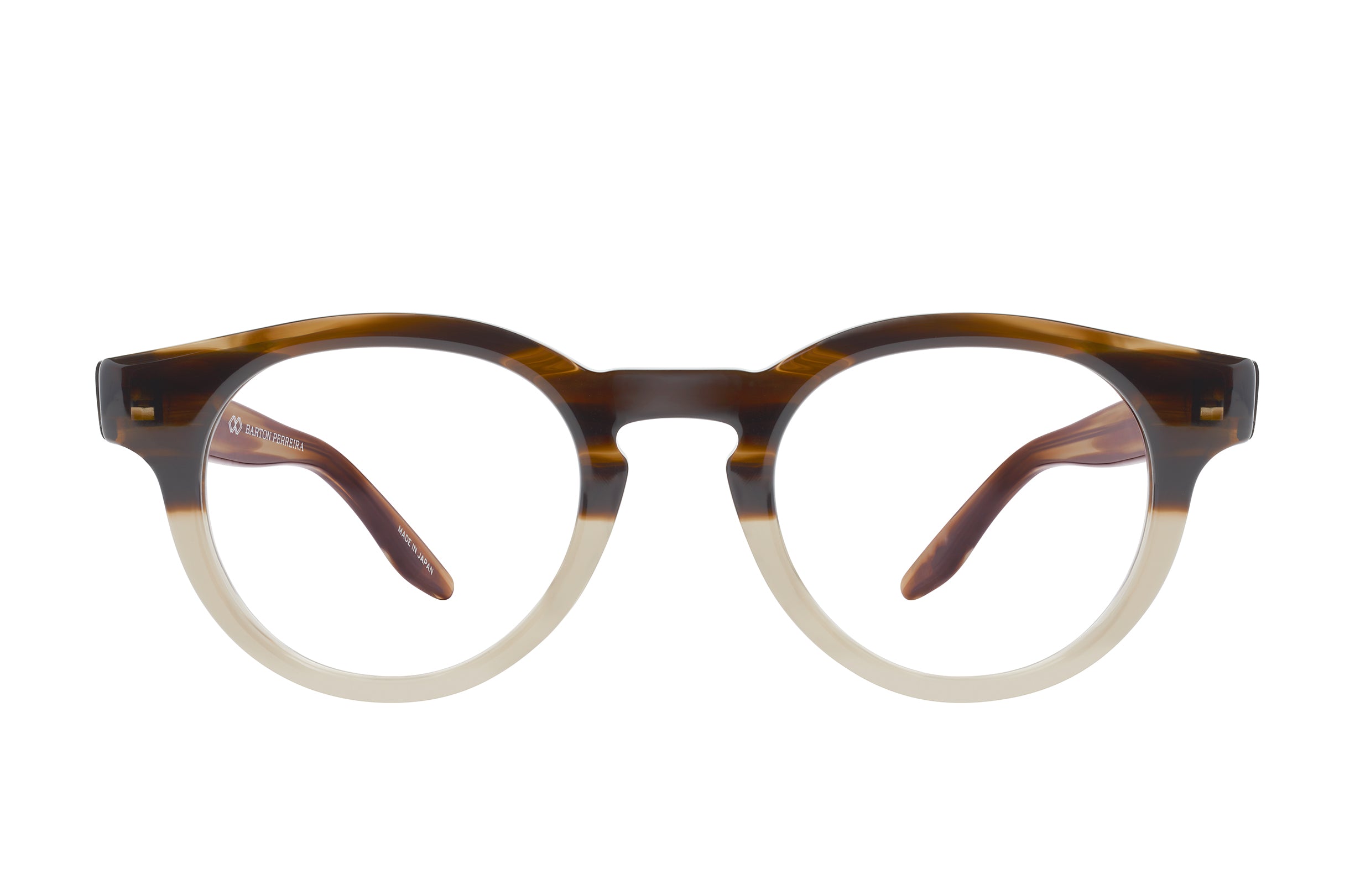 Barton Perreira Oxford Optical Hickory Gradient front Barton Perreira Oxford Optical in Hickory Gradient, front view