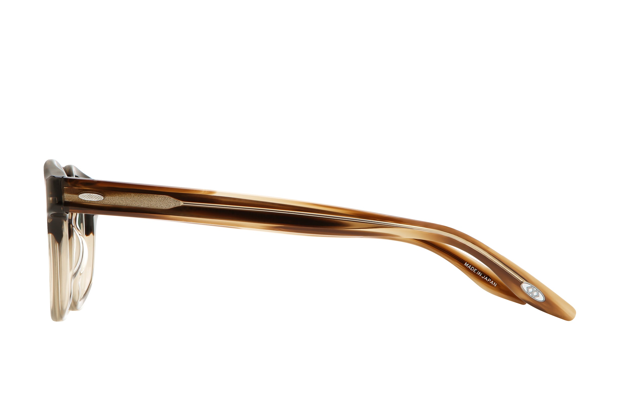 Barton Perreira Oxford Optical Hickory Gradient profile Barton Perreira Oxford Optical in Hickory Gradient, side view