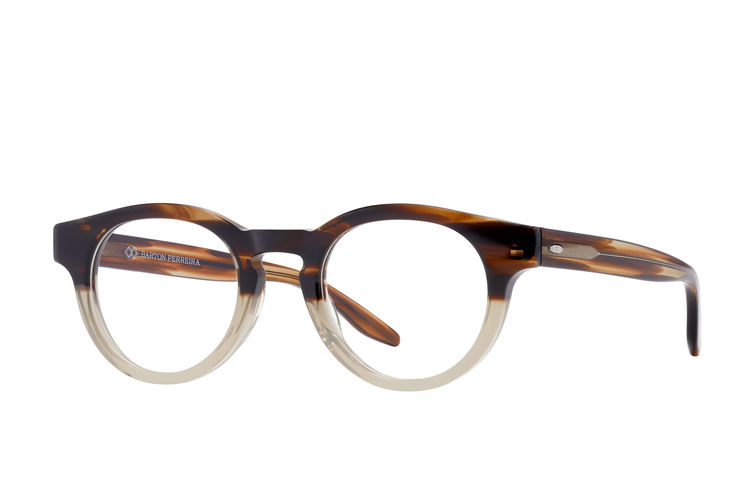 Barton Perreira Oxford Optical Hickory Gradient side Barton Perreira Oxford Optical in Hickory Gradient, angled view