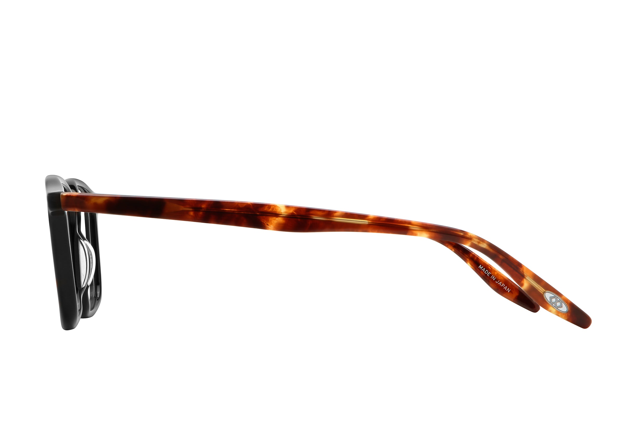 Barton Perreira Raymond Black / Chestnut profile Barton Perreira Raymond in Black / Chestnut, side view