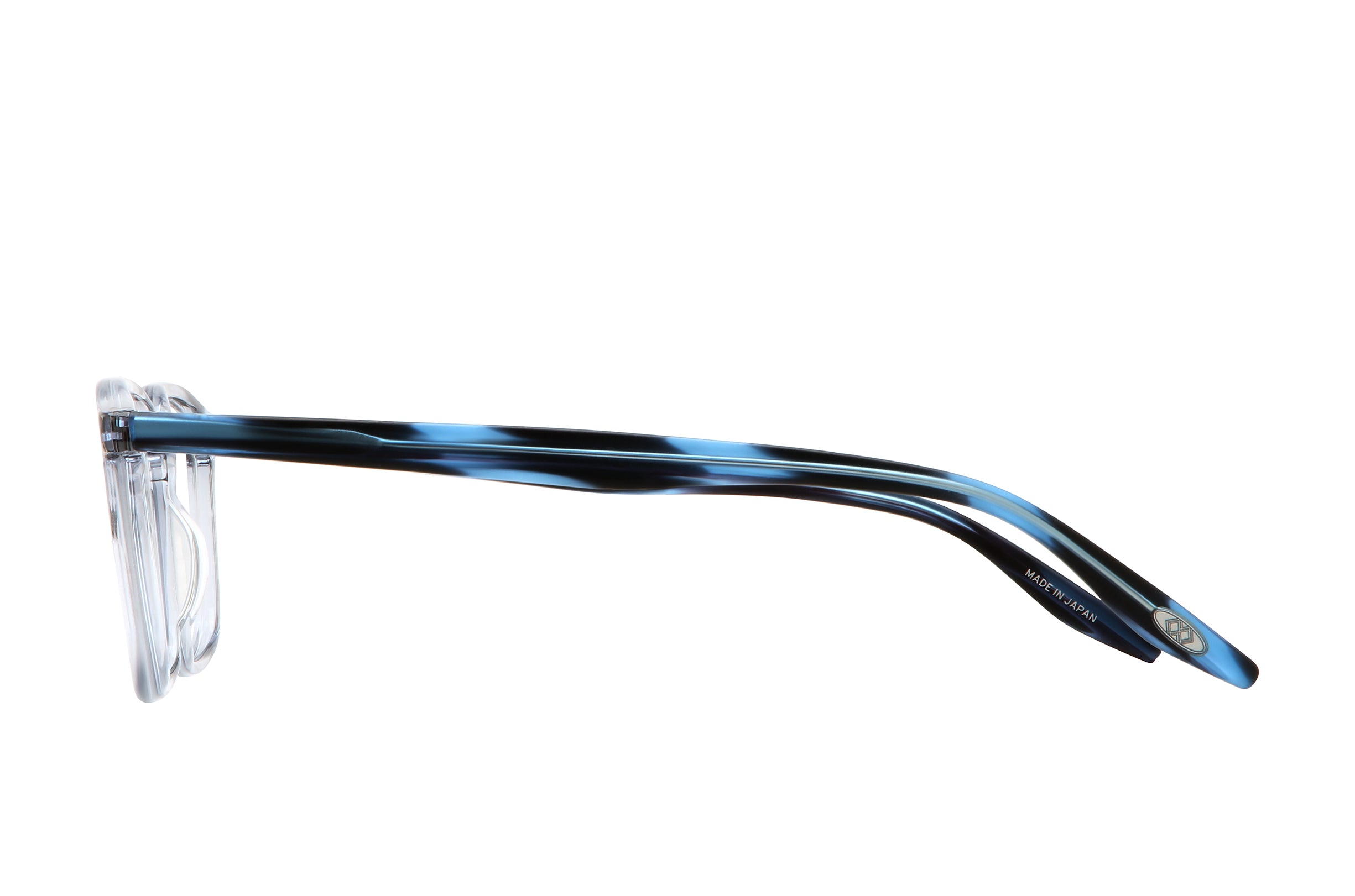 Barton Perreira Raymond Blue Smoke / Matte Midnight profile Barton Perreira Raymond in Blue Smoke / Matte Midnight, side view