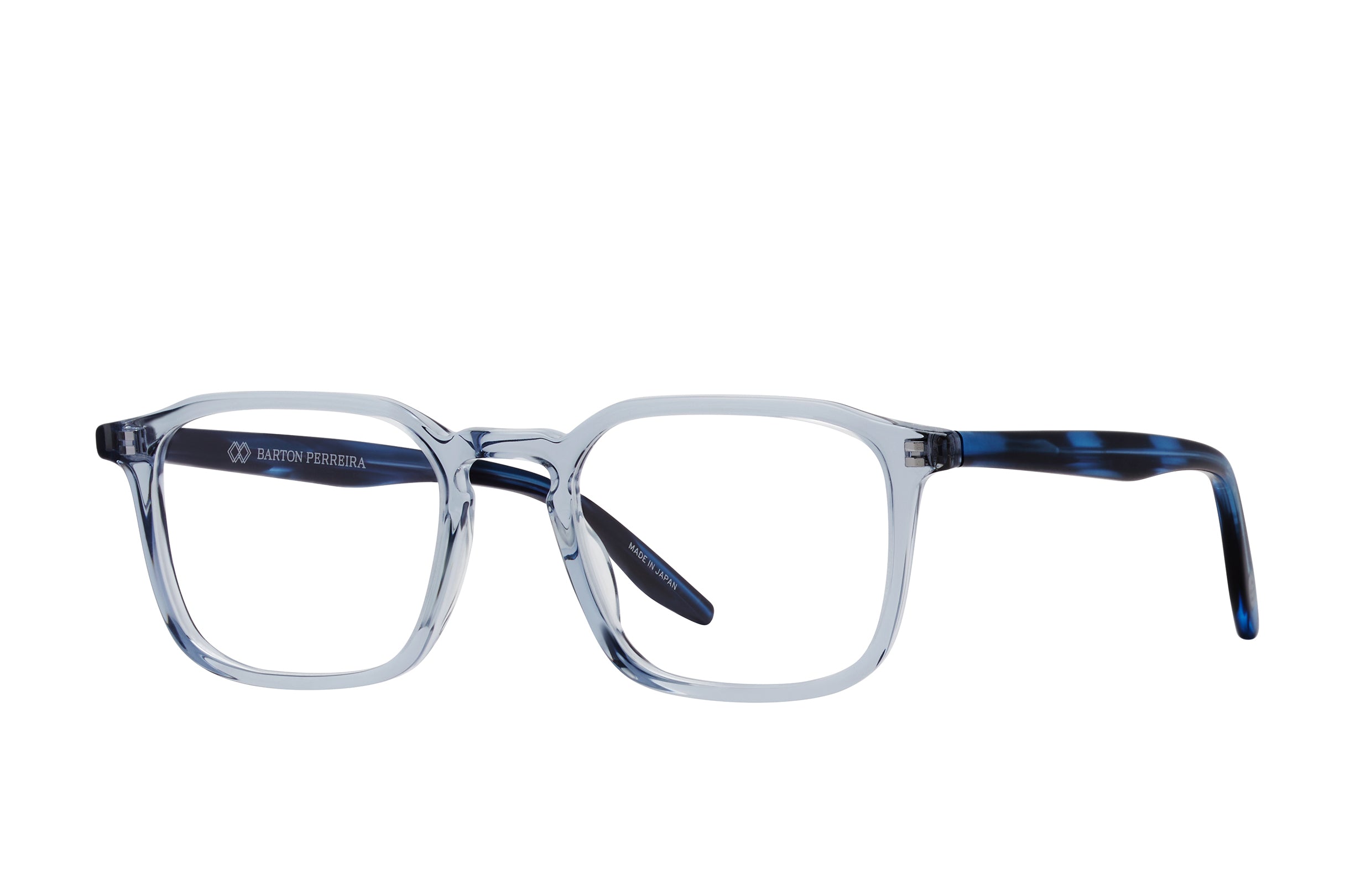 Barton Perreira Raymond Blue Smoke / Matte Midnight side Barton Perreira Raymond in Blue Smoke / Matte Midnight, angled view
