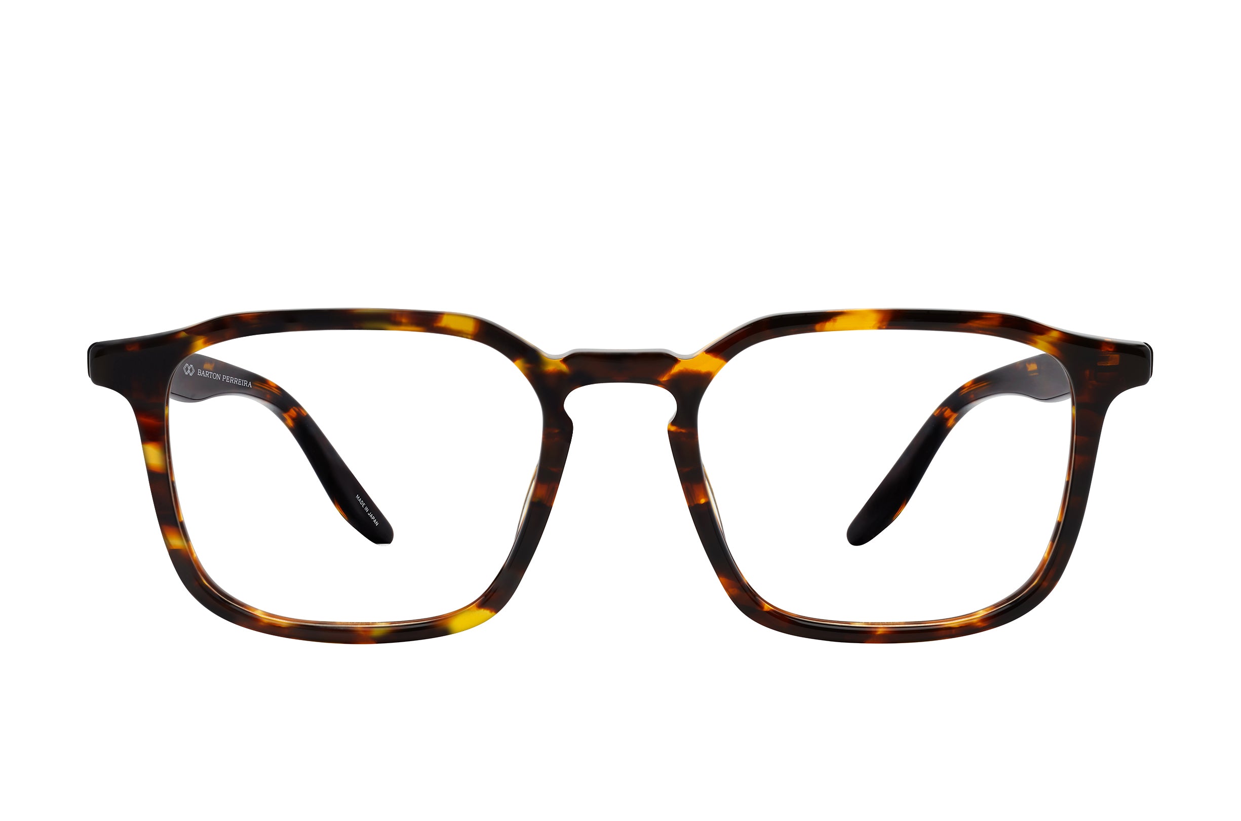 Barton Perreira Raymond Classic Tortoise front Barton Perreira Raymond in Classic Tortoise, front view