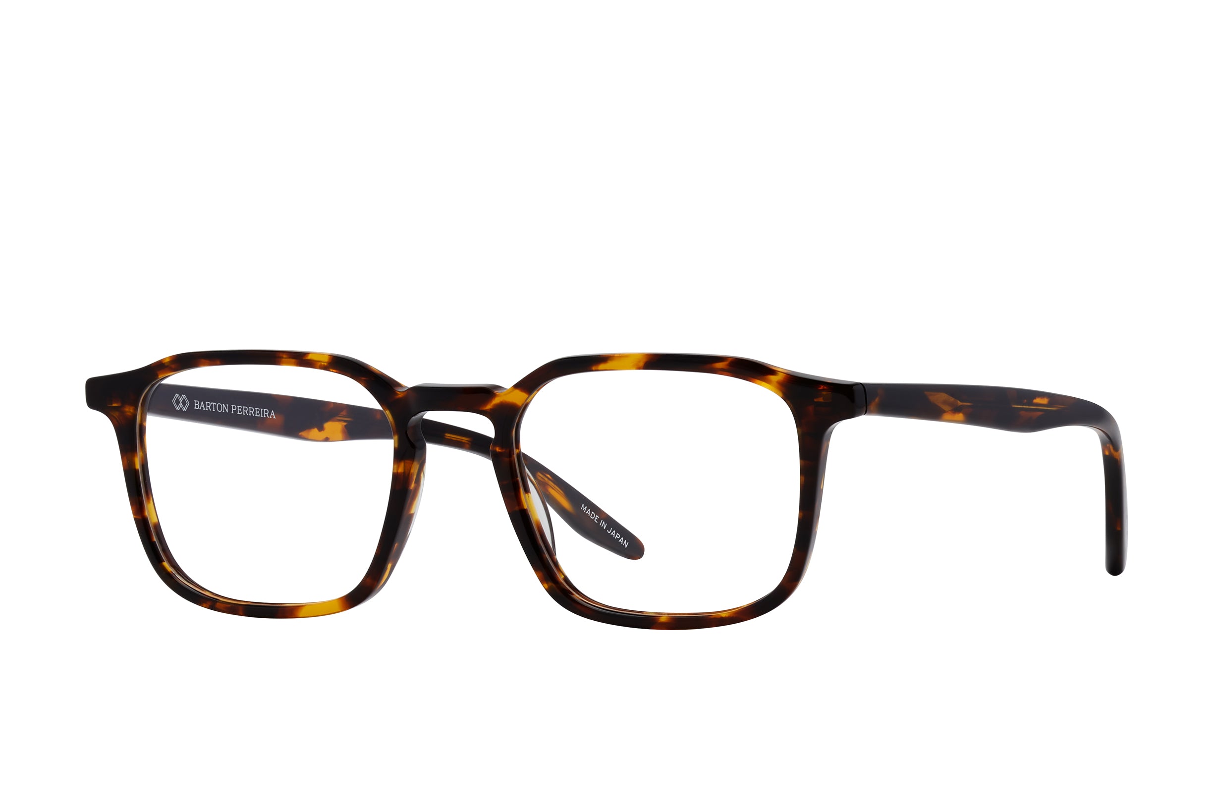 Barton Perreira Raymond Classic Tortoise side Barton Perreira Raymond in Classic Tortoise, angled view